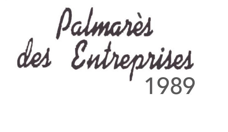 palmares_des_Entreprises_1989 | FEHR Group